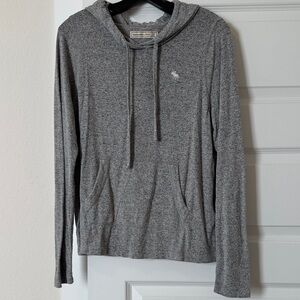 Abercrombie & Fitch Heather Gray Hoodie